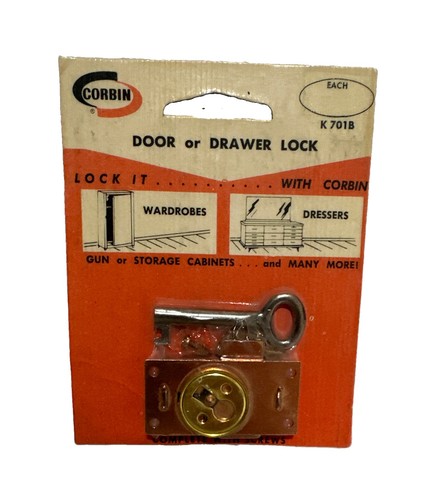 Corbin door drawer lock gun - lock,