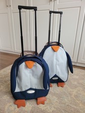Sammies by Samsonite Kids Travel pull along Penguin Suitcase Cabin Trolley Set