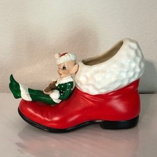 Vtg Christmas Elf Pixie w/