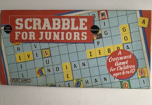 Vintage scrabble for - for, juniors