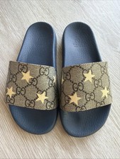 Gucci Kid’s GG Canvas Slide