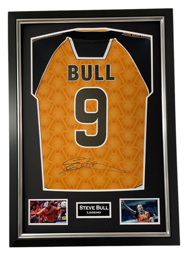 Wolves steve bull signed - steve,