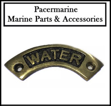 Water Brass Plate Narrow Boat