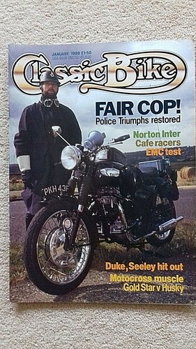 Classic bike magazine 1989 - magazine",