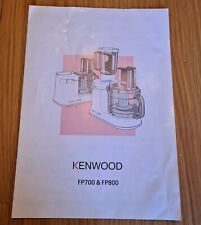 Kenwood Gourmet Food Processor FP700 FP800 - Spare Parts Available Individually
