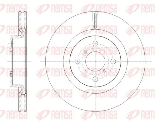 Brake disc front axle - 2x,