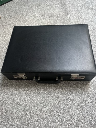 Gents leather briefcase - leather, with