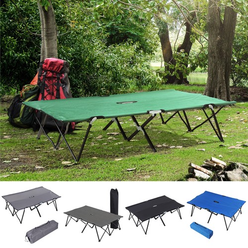 Double camping folding cot - camping,