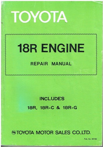 Toyota 18r engine ref - toyota,