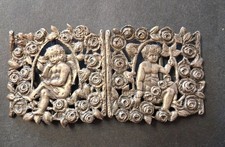 Antique Sterling Silver Ornate Nurses Belt Buckle. 1898 London 62g