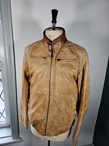 Star brando leather jacket - star,