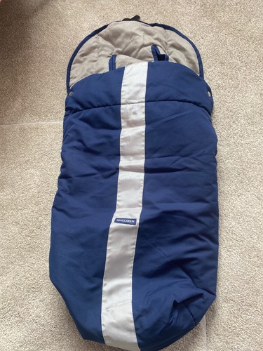 Maclaren footmuff blue good - maclaren,