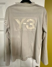 Y-3 Beige Training Top Very Rare Yohji Yamamoto Old School Size S