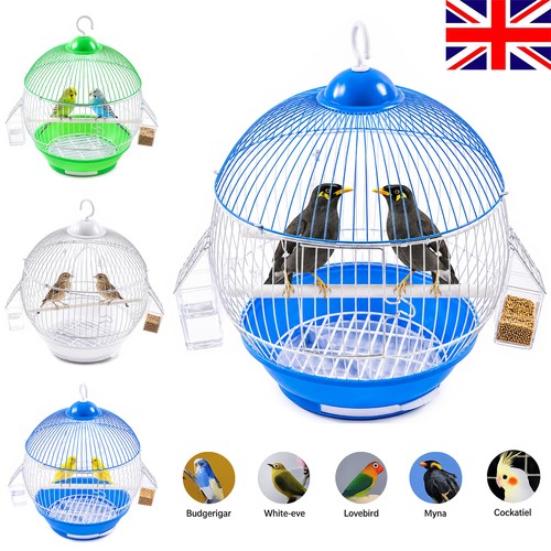 Round small metal bird - metal, cage