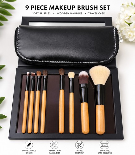 Piece makeup brush - makeup, set