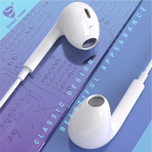 Type earphone wired - c,