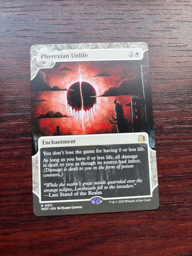 Borderless phyrexian unlife - borderless,