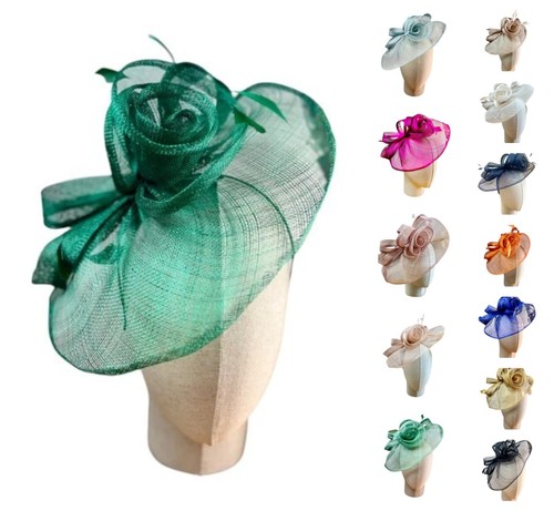 New ladies flower feather hair - new,