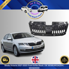 Skoda Octavia 2017–2020 Front Grille Black | OE 5E0853653AZD4 | SK0322000