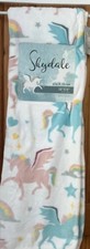 Plush fleece Unicorn throw