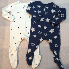 F&F Starred Babygrows Aged 3