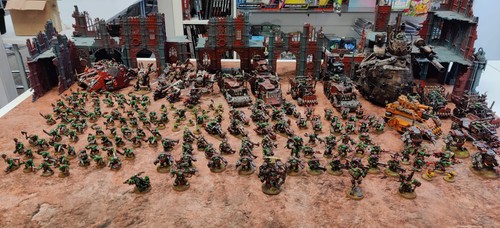 Warhammer 40k huge ork army - army,