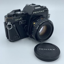 Pentax Super A 35mm SLR Film Camera & 50mm F2 Lens Serviced & New Light Seals