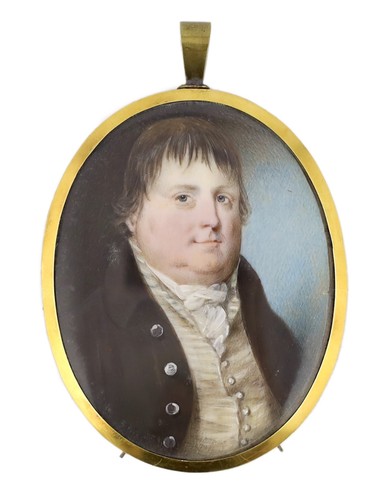 Antique c19th portrait - c19th,