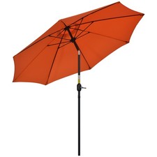 Outsunny Patio Umbrella w/ Tilt & Crank, Refurbished