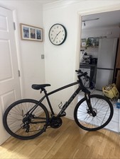 Carrera Crossfire 2 Hybrid Bike Black, Size L, 21" Frame