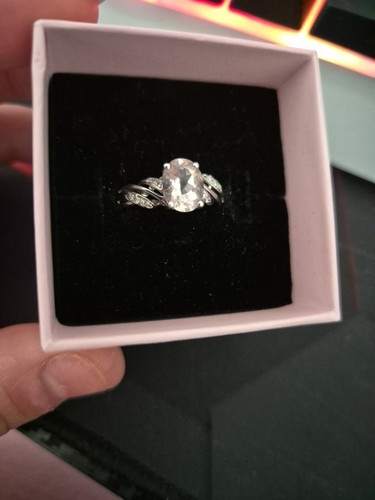 Peach morganite white gold - peach,