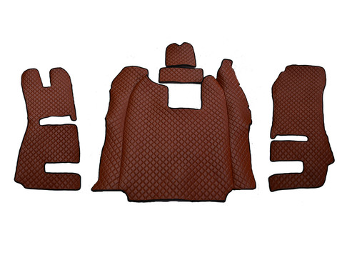 Mats set brown for - in, scania