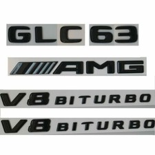 Gloss Black Letters GLC63 AMG