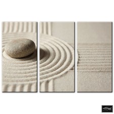 Bathroom Pebble Sand   BOX FRAMED CANVAS ART Picture HDR 280gsm