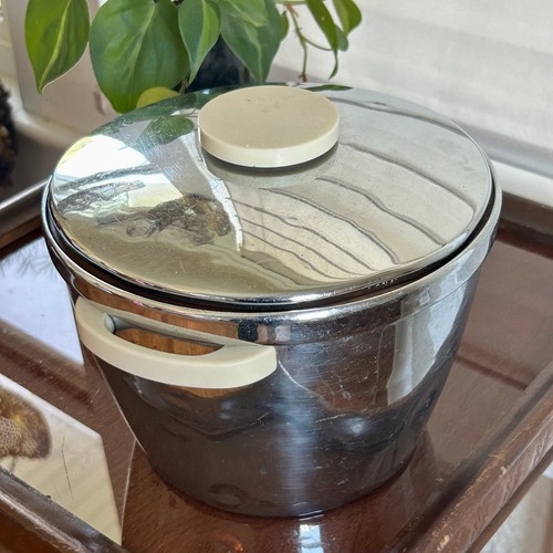 Vintage mcm chrome thermos ice - vintage,