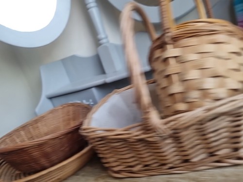 Job lot wicker basket or - of,
