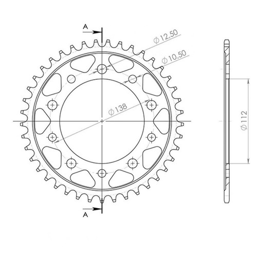 Steel crown p525 - steel, sunstar