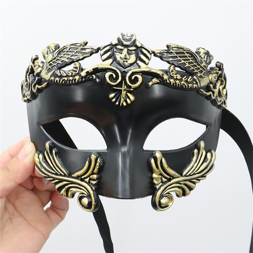 Plain black venetian roman - plain,
