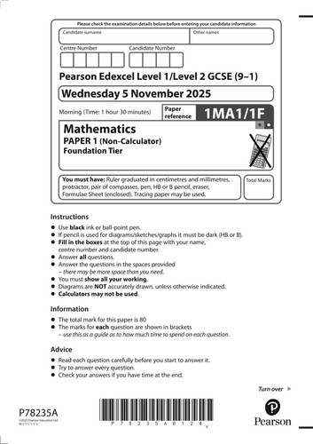 Maths gcse edexcel november - maths,