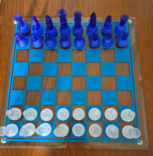 Gadget shop glass chess set - shop,