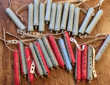 26 Large Diameter  Perm Curlers/Rods  12 Grey &14 Grey/Red  Used