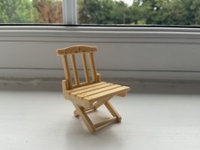 Sylvanian Families Garden Patio Set / Saloon Car REPLACEMENT SPARE Fold-up Chair