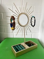 Mirrored Jewellery Stand Sun Shape 40cm High