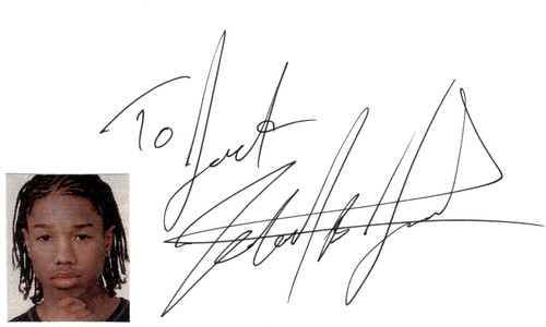 Michael jordan signed - michael, b.