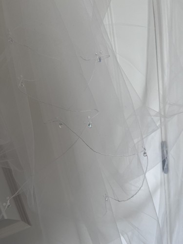 Wedding veil with tear - wedding,