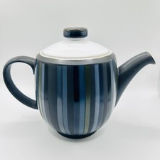 Denby Teapot & Lid Jet Stripes Design Replacement Discontinued