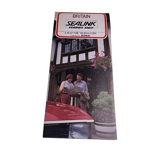 Britain sealink ferries map - britain,
