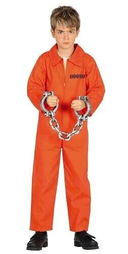 Boys prisoner orange jumpsuit - boys,