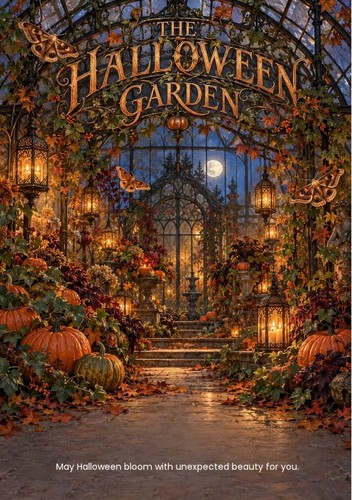 Personalised halloween card - personalised,