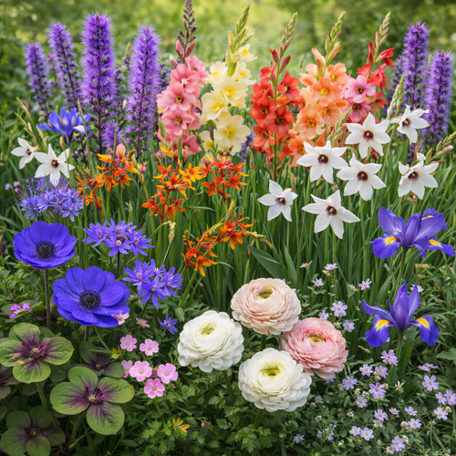 120 mixed summer flowering - summer,